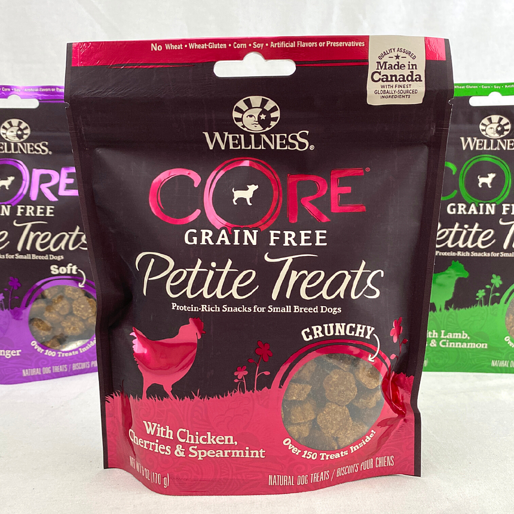 

WELLNESS Snack Anjing CORE Petite Treat Mini Bites CHICKEN 170gr