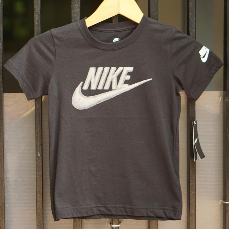 ORIGINAL Nike Kaos Anak Laki-Laki Perempuan Shirt Kid Kids Hitam
