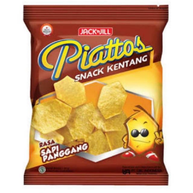 

Piattos Rasa Sapi Panggang 20Gram / Snack Kentang Piattos Renceng 1pcs Satuan Eceran