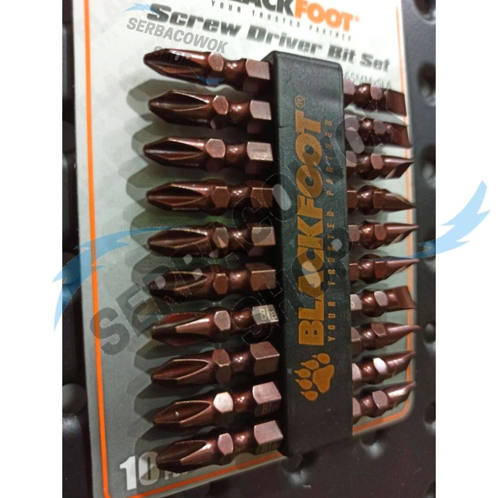 Blackfoot Mata Obeng Angin PH2 x 65 x SL6 Screwdriver Bits S2 Material SATUAN Termurah Berkualitas