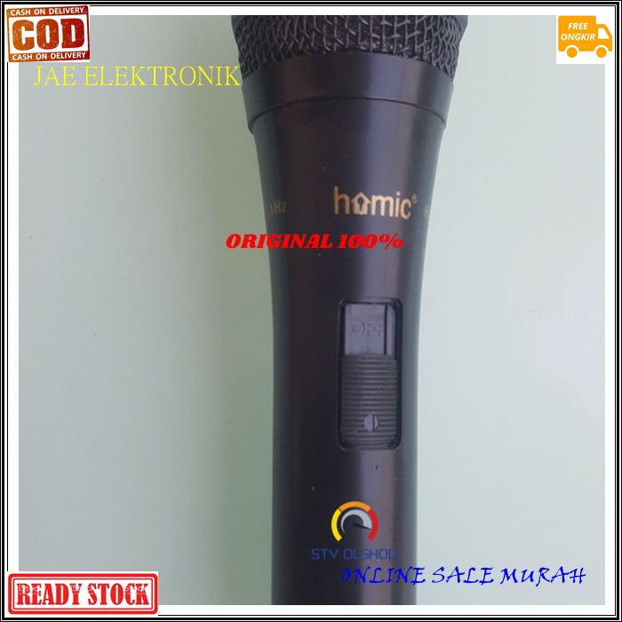 G506 HOMIC ORIGINAL G506 MIC KABEL KARAOKE MIK MICROPHONE CABLE vocal audio sound mik pengeras suara pro profesional vokal mikrophone dynamic aux asli music  Bahan dari pvc Langsung nyala. Gk pake baterai suara mantap, yg paling penting tidak perlu teriak