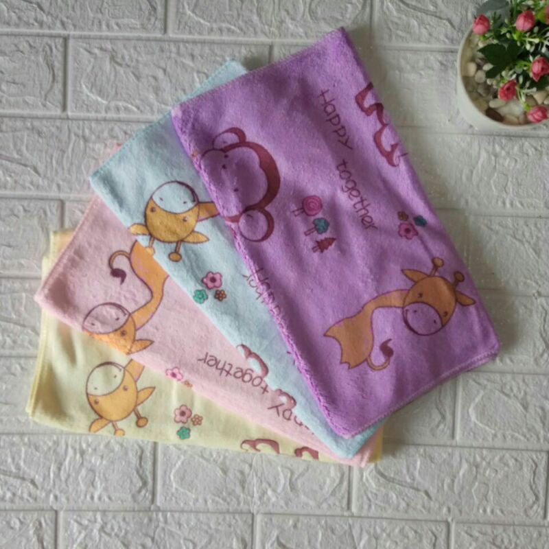 Handuk Bayi Halus Lembut Handuk Bayi Microfiber Perlengkapan Mandi Bayi Newborn