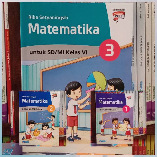 Matematika untuk SD kelas 4,5,6 K13 revisi masmedia