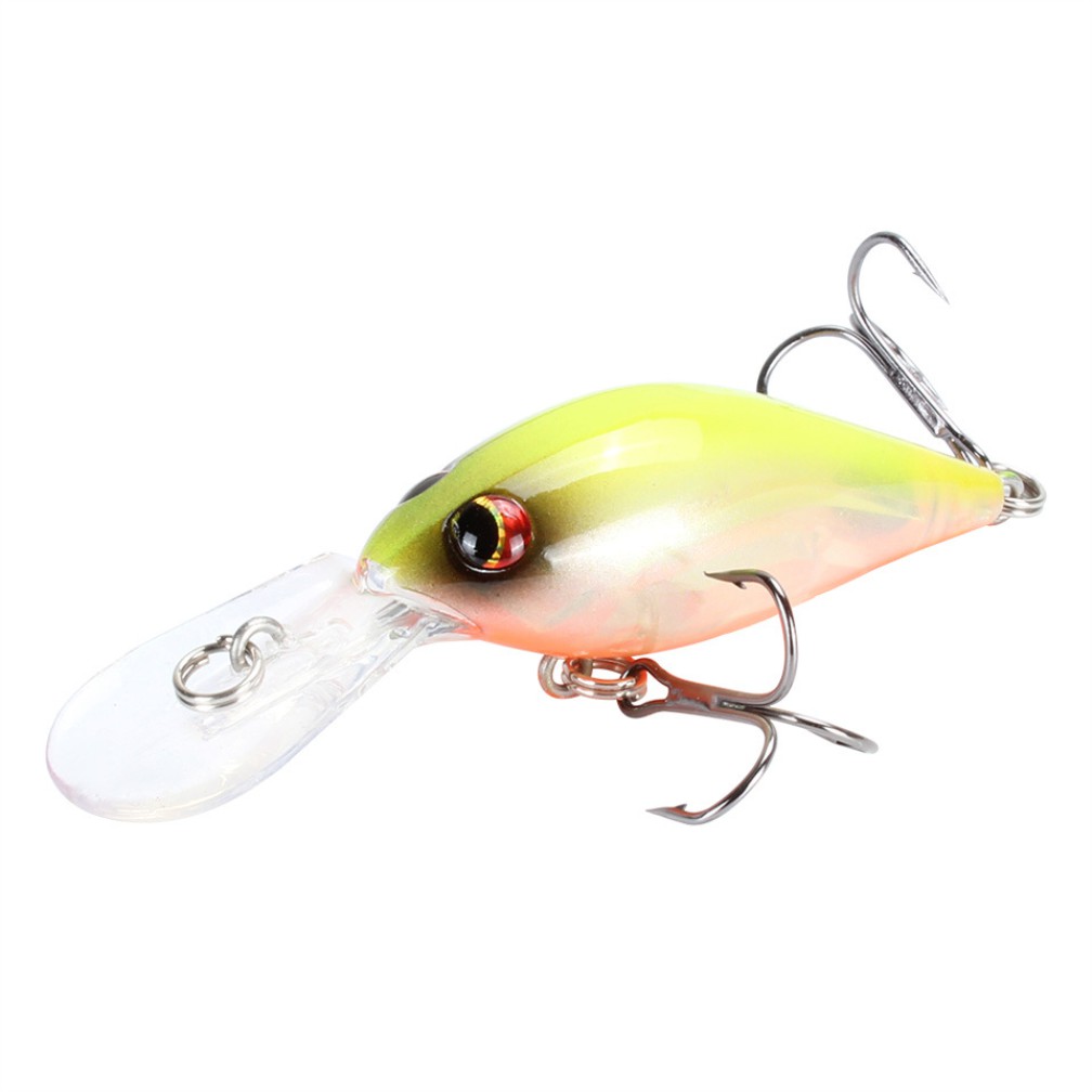 Shengyao 1Pcs Crankbait Umpan Pancing 8cm/8.5g Swimbait Fishing Lure Ikan Bass Bait Kail Memancing Wobbler