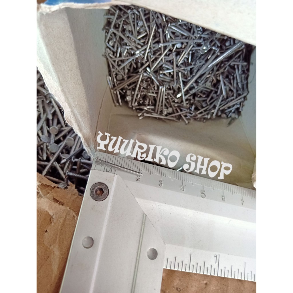 Paku triplex 2 cm 1 ons paku kayu pendek paku lis paku kecil Terbaik