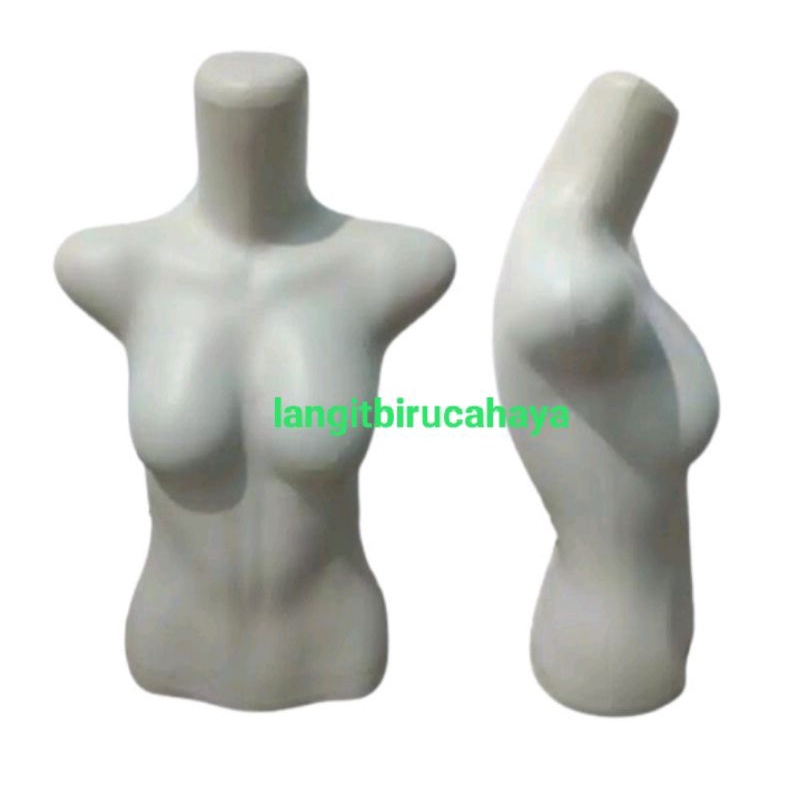 Manekin Patung Setengah Badan Cewek Dewasa/Manekin Patung setengah Badan Cewek