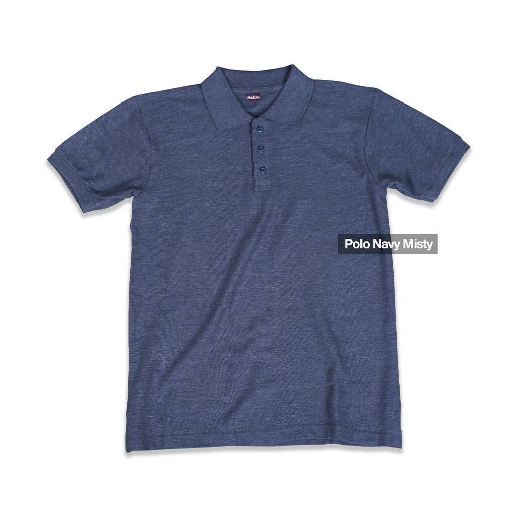 Polo Shirt Navy Misty Lacoste 24 Pria Wanita - Polo Berkerah Navy Misty