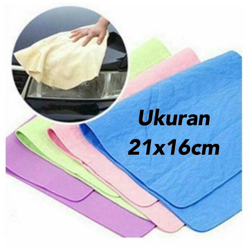 Kanebo Kecil 21 x 16 cm Lap Kain Alat Cuci Pencuci Mobil Car Pembersih Ruangan Anti Debu Clean Cleaning Cleaner Room Warna Warni Color Colourful Good Great High Quality Kualitas Tinggi Terbaik Terbagus Tebal Bagus Terjamin Grosir Prakarya Malang