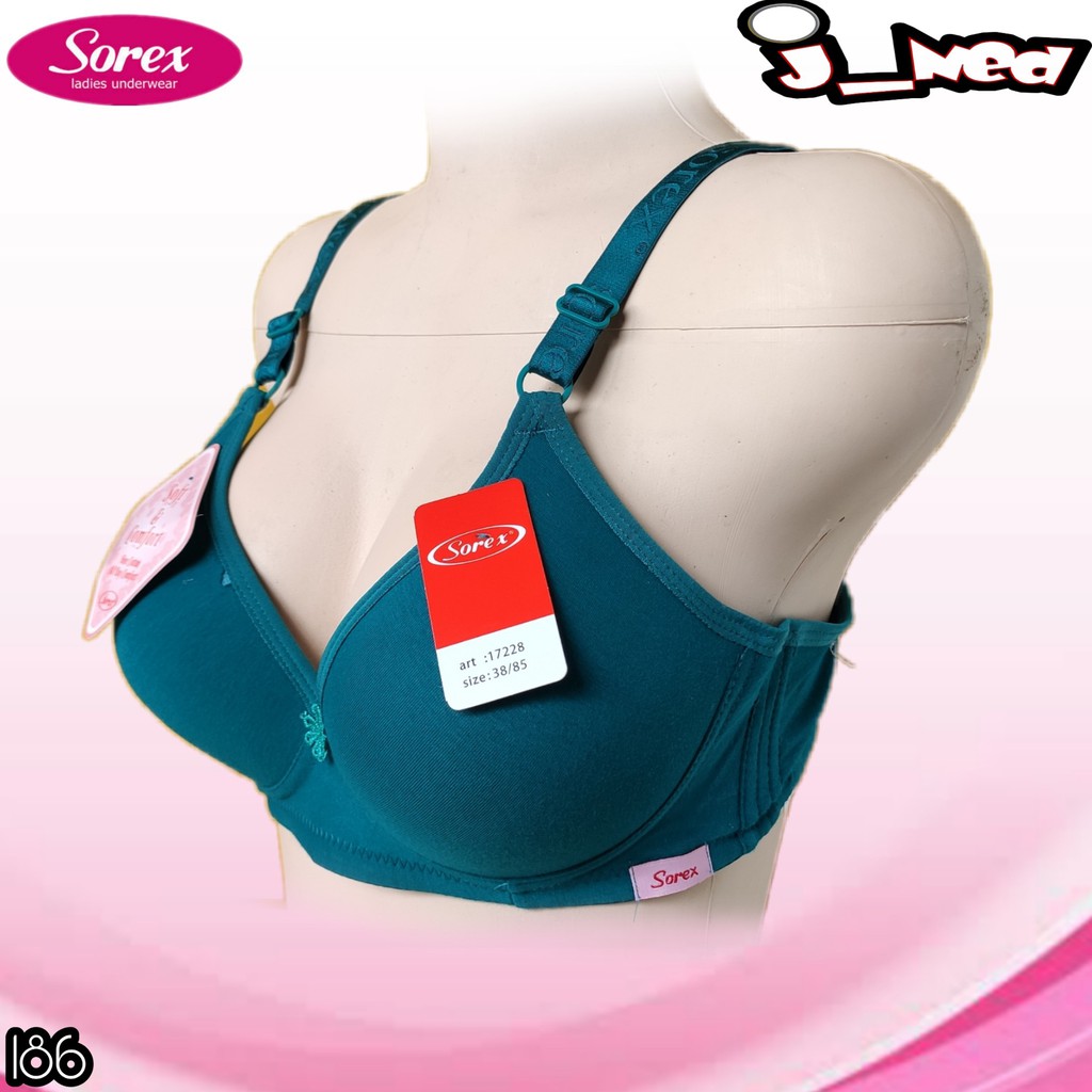 J186 BRA SOREX BUSA TANPA KAWAT BH/BRA SOREX 17228 BRA WANITA SOREX