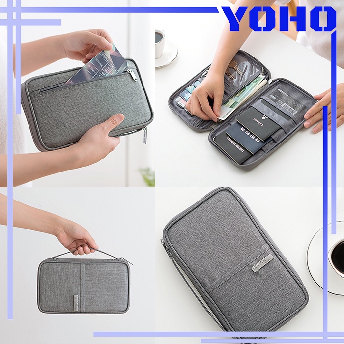 Waterproof Tas Travel Passport Tiket Card Holder Storage Bag Organizer