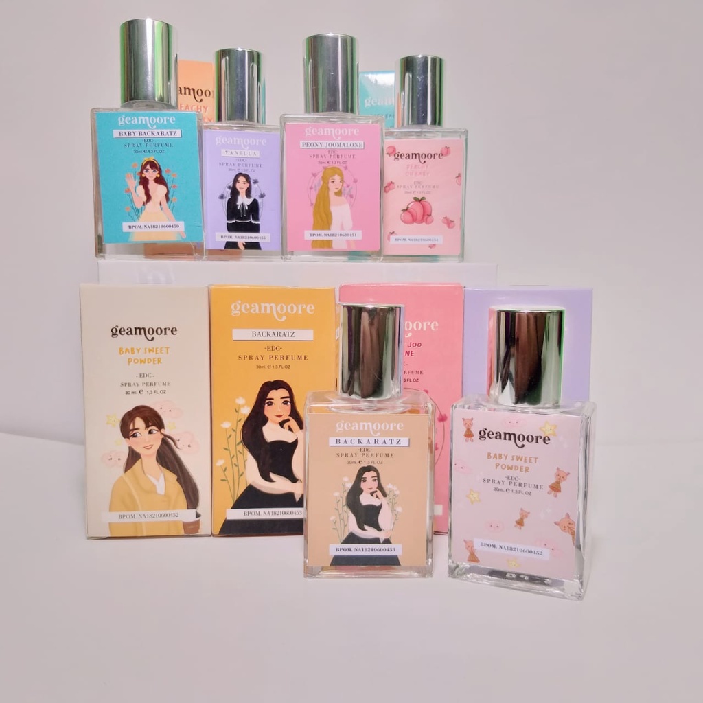Parfum Farfum Minyak Wangi Geamoore Pria Wanita Tahan Lama 24 Jam Original Non Alkohol Bpom Spary 30