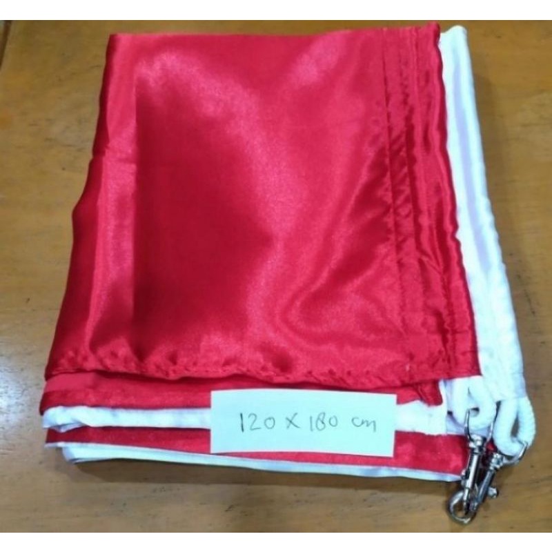 

Bendera Merah Putih Ukuran 120 x 180 Bahan Saten