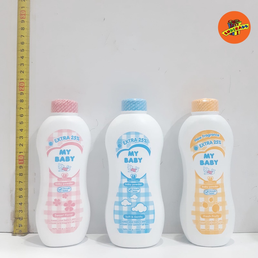 MAKASSAR! MY BABY POWDER 100G+25G - Bedak Bayi