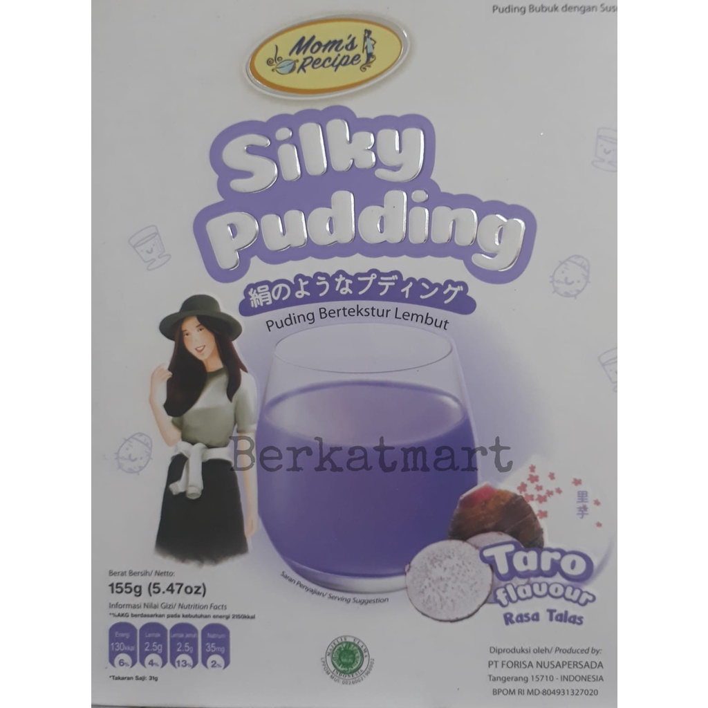 Silky Pudding 155 gram Forisa Puding bubuk dengan susu - TARO