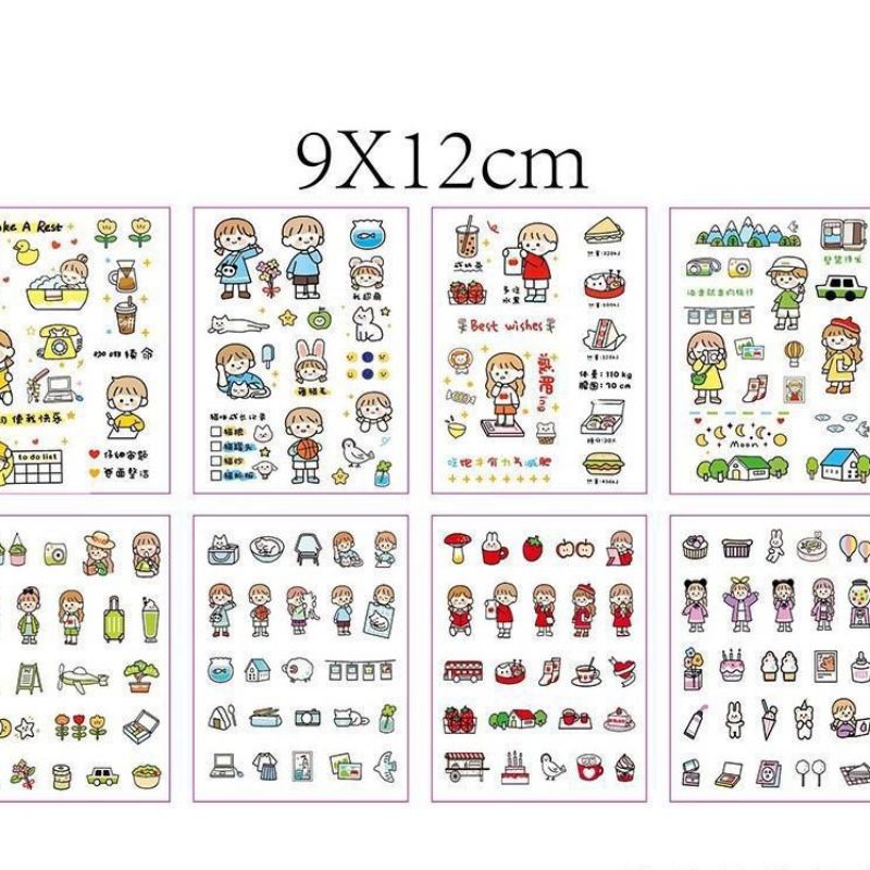 

KIANDAA 1 LEMBAR STICKER SHEET KISS CUT WATERPROOF DECO STIKER ANTI AIR STIKER BOTOL VIRAL TUMBLR JURNAL SCRAPBOOK DIARY STIKER LUCU CUTE STATIONERY KAWAII COD MAKASSAR ATK