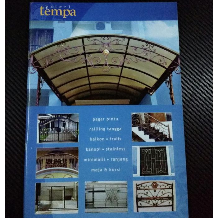 Buku ornamen dan aksesoris bengkel las katalog tralis minimalis