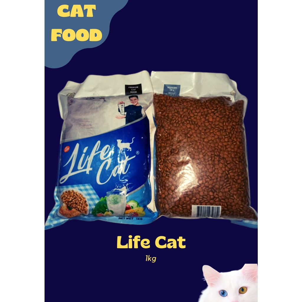 Life Cat 1kg Baim Wong Repack Dry Food Makanan Kucing