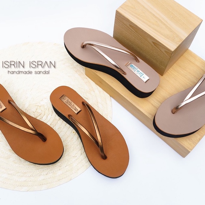 ISRIN ISRAN ORIGINAL GEISHA Sandal Jepit Wanita Wedges