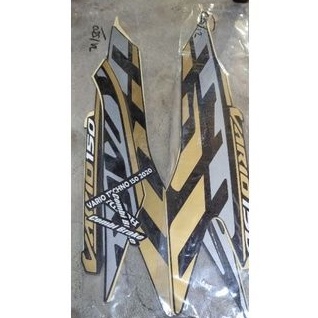 STRIPING STANDAR MOTOR LIST STIKER HONDA VARIO 150 TAHUN 2021 BLACK GOLD VARIO TECHNO 150 NEW 2021