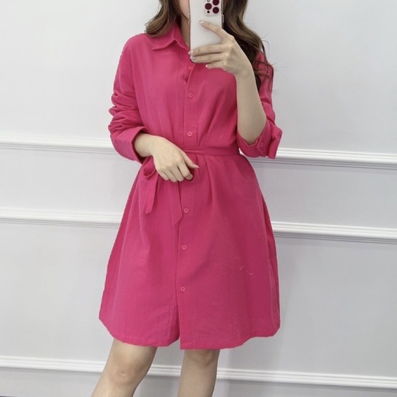 Hana ShirtDress tunik Oversize busui friendly