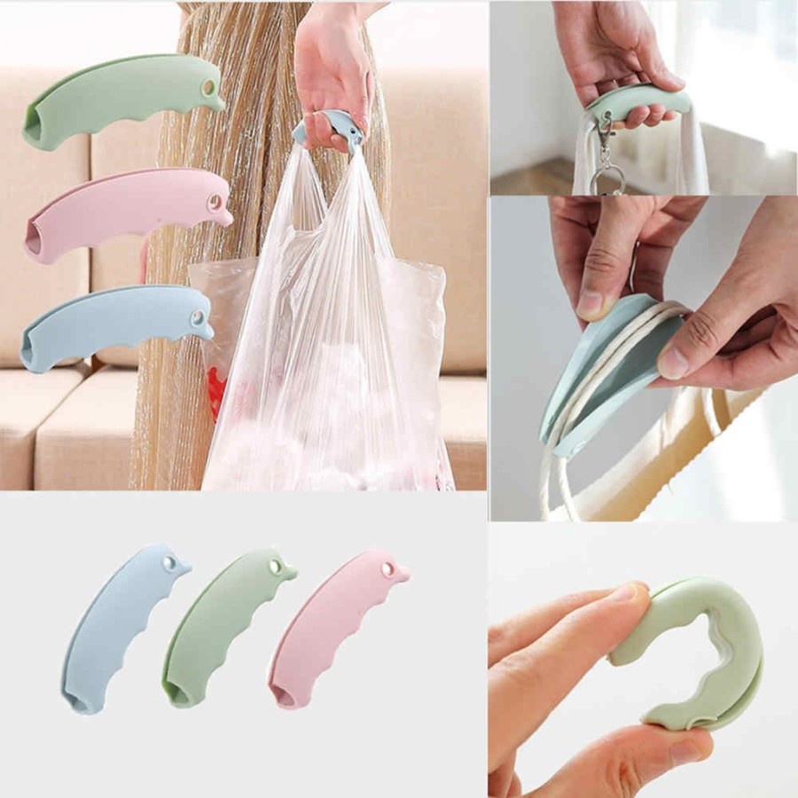 Hand Grip Karet Silikon Cantolan Tas belanja Shopping Bag Holder Pembawa Kresek Belanja Alat Tenteng Kantong Belanja Anti Sakit