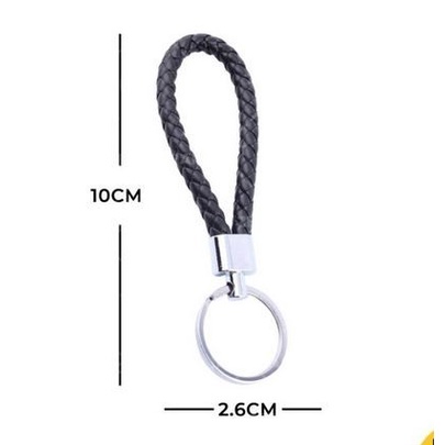 GANTUNGAN KUNCI RAJUT KEPANG anyaman Braided Jepang Hitam Mini Carabiner UNIK