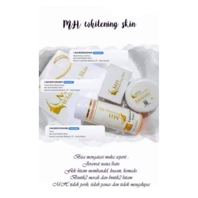 original Cream MH whitening Skin BPOM RI