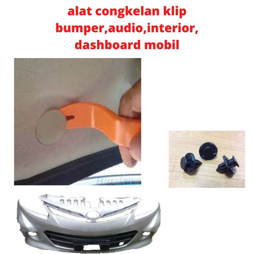 Alat pembuka Klip Bumper Alat Congkel Clip Audio Door Trim Dashboard Mobil