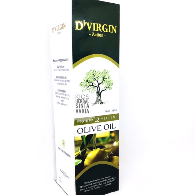 D'Virgin Minyak Zaitun Extra Virgin Olive Oil 350 ml