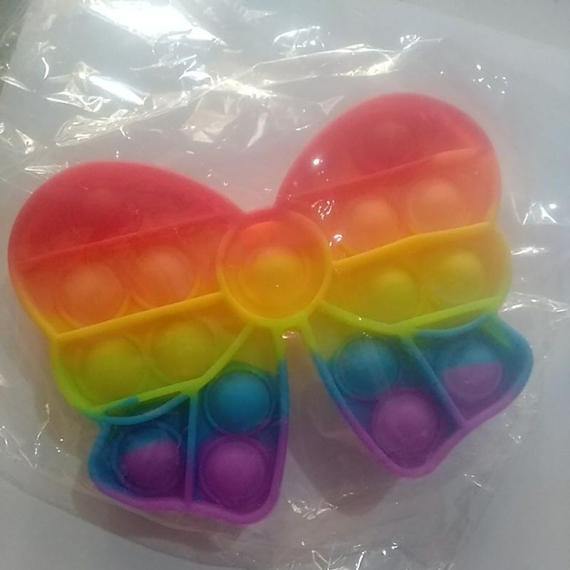 mainan anak pop  it pita 1 pcs-Pita cerah