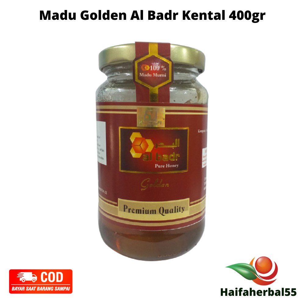 

Madu Golden Al Badr Raw Honey Madu Murni kental 400 gr