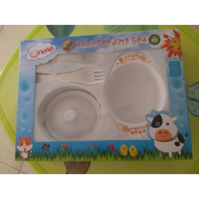 Feeding Set Onesis L1,tempat makan baby BPA FREE