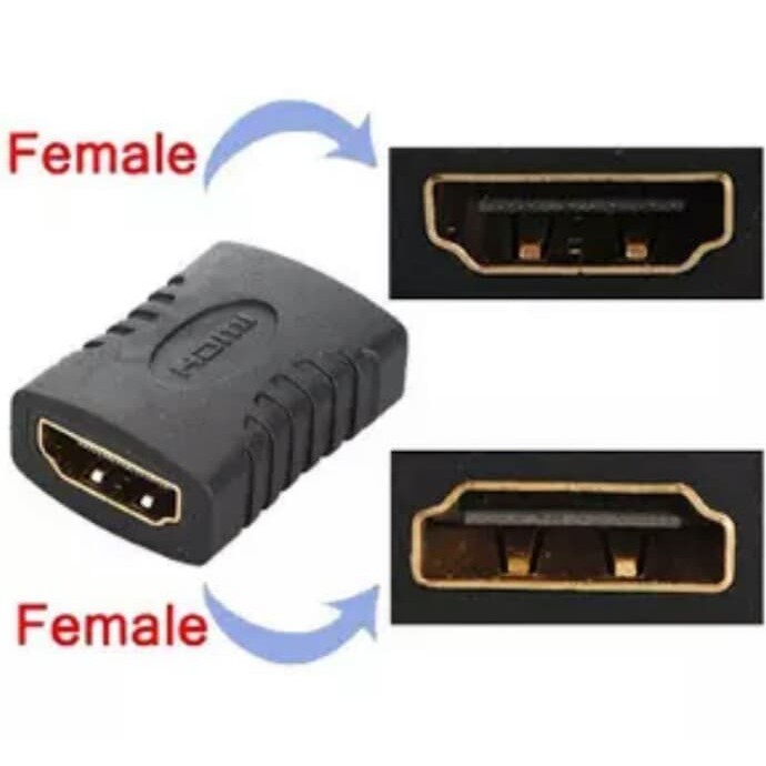 GENDER HDMI FEMALE TO FEMALE SAMBUNGAN HDMI F/F