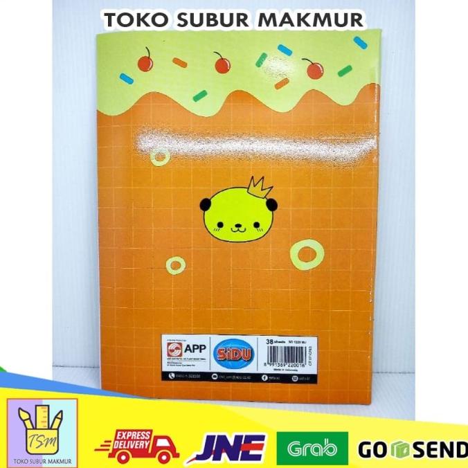 

$BARU# BUKU TULIS SIDU SINAR DUNIA ANAK SEKOLAH LEMBAR BERGARIS KWARTO ATK "M@