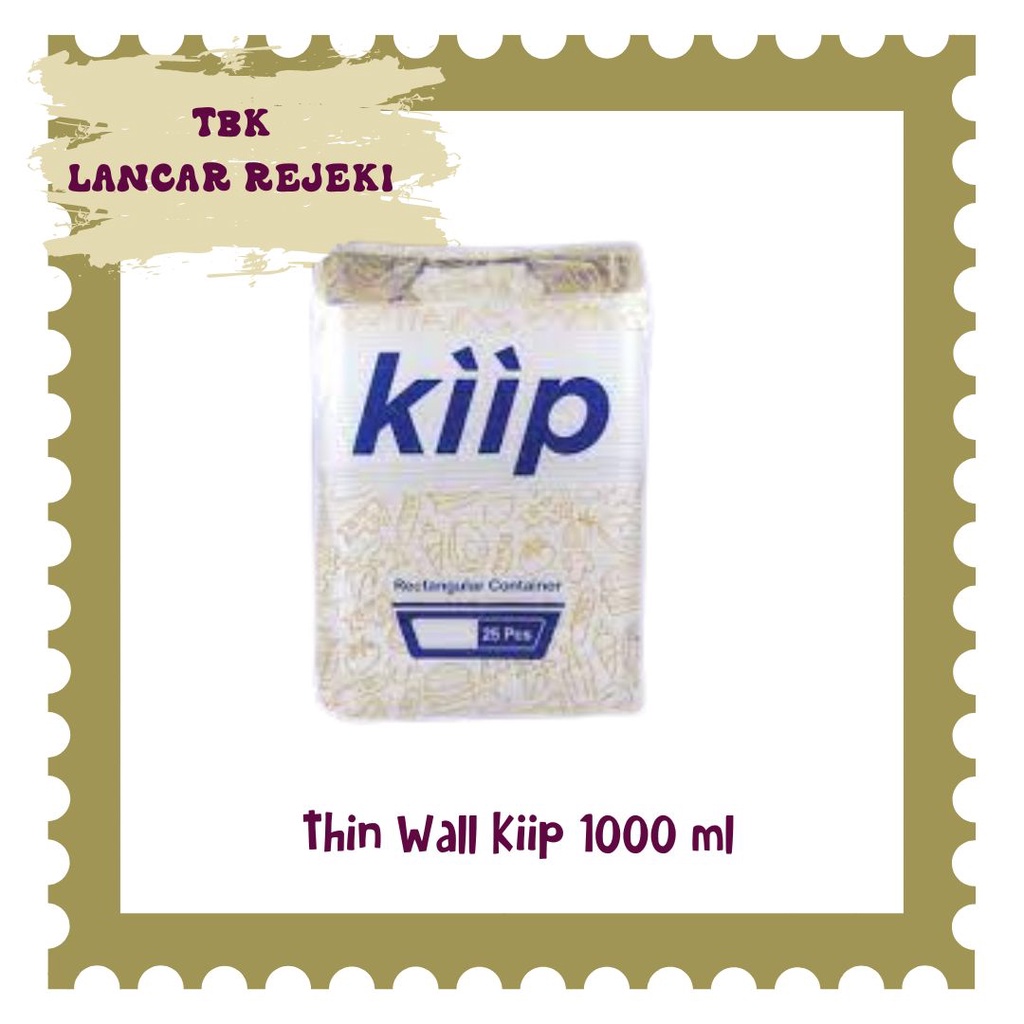 Kiip Thinwall food 1000ml