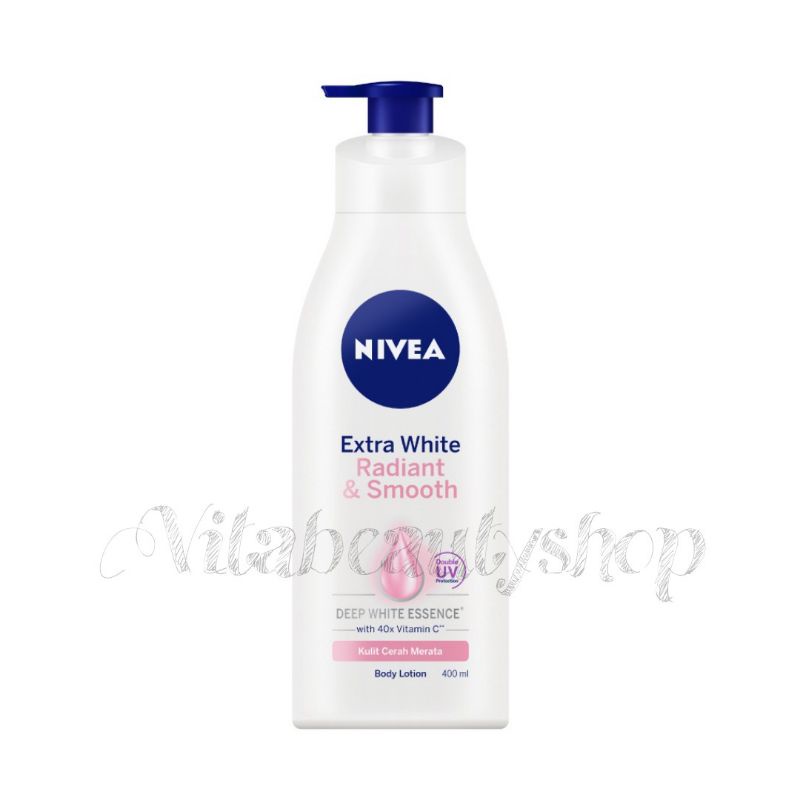 Nivea Body Lotion 400ml Radiant Smooth/Handbody