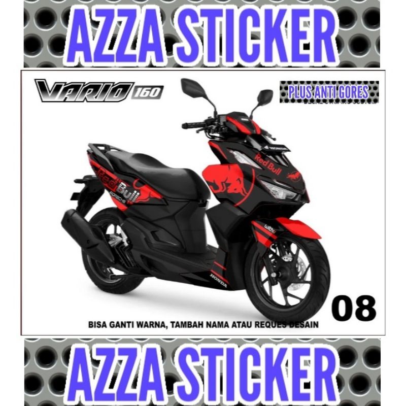 Stiker Dekal Vario 160  Decal Motor Vario 160 Full body Sticker Decal Motor Vario 160 Dekal Motor Va