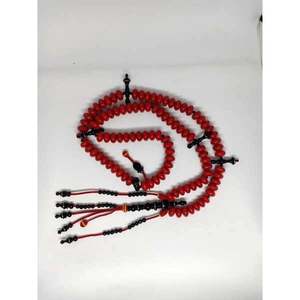 tasbih tijani red coral Marjan UK.10mm