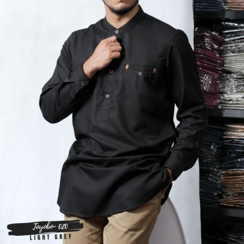 KOKO KURTA POLOS LENGAN PANJANG SAVIQ BAHAN TOYOBO T 020