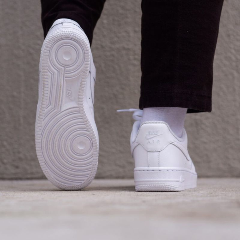 sepatu wanita Air Force 1 One Full Putih Full White Sepatu Sneakers Unisex