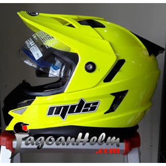MDS Helm Super PRO (FLUO) FullFace Ringan SuperMoto