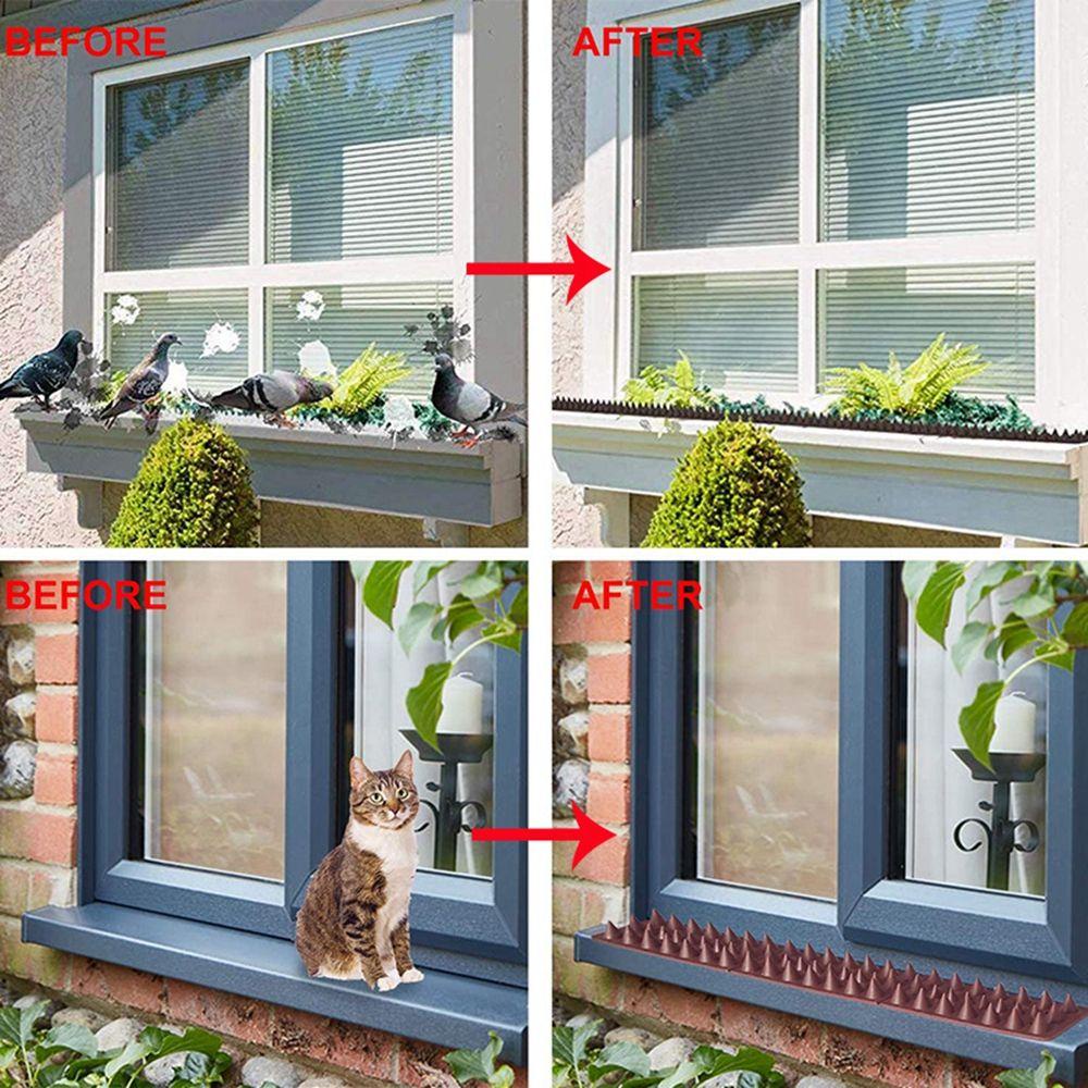 [Elegan] Bird Repeller Animal Cat Window Eaves Window Roof Wall Defender Perlengkapan Taman Pengusir Hewan