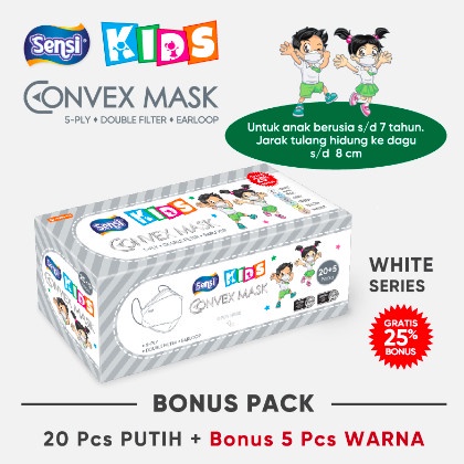 CONVEX KIDS JUNIOR MASKER SENSI ANAK 4 PLY MEDICALONLINE MEDICAL ONLINE