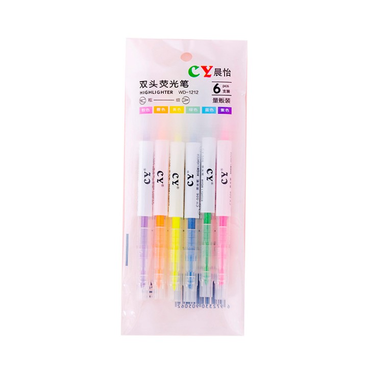 

SherColl - Highlighter Isi 6 / Stabilo 6 in 1 / Highlighter Penanda Huruf 6in1