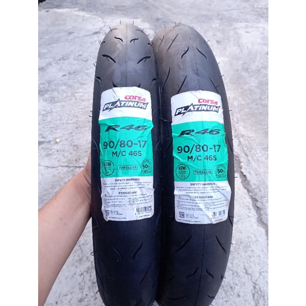 Ban Ring 17 Paket 2 Ban 90/80 Corsa R46 Soft Compound