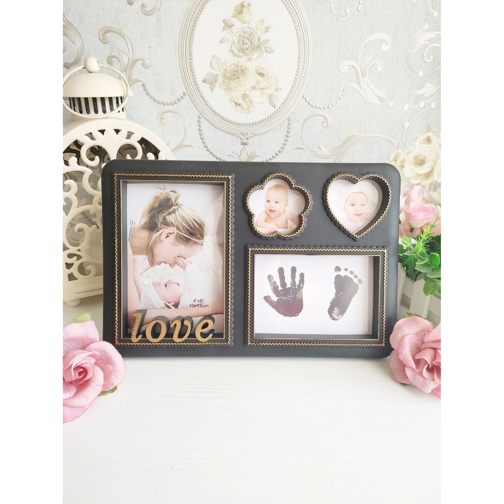 Baby Photo Frame With Stamp / Bingkai Meja Foto Pigura Bayi New Born