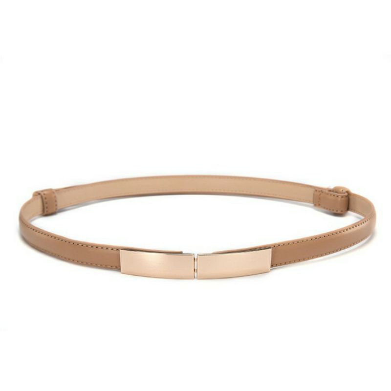 IKAT PINGGANG WANITA KOREA GOLD  PREMIUM BELT PU Belt WANITA/TERBARU/TERLARIS