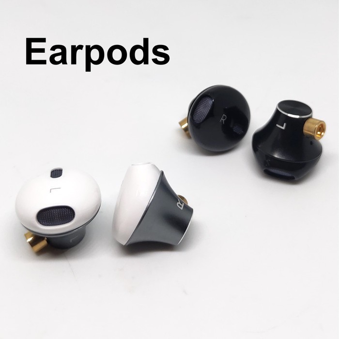 Custom MMCX Pin Detachable Earbud MX500 Earpods Variant Tanpa Kabel