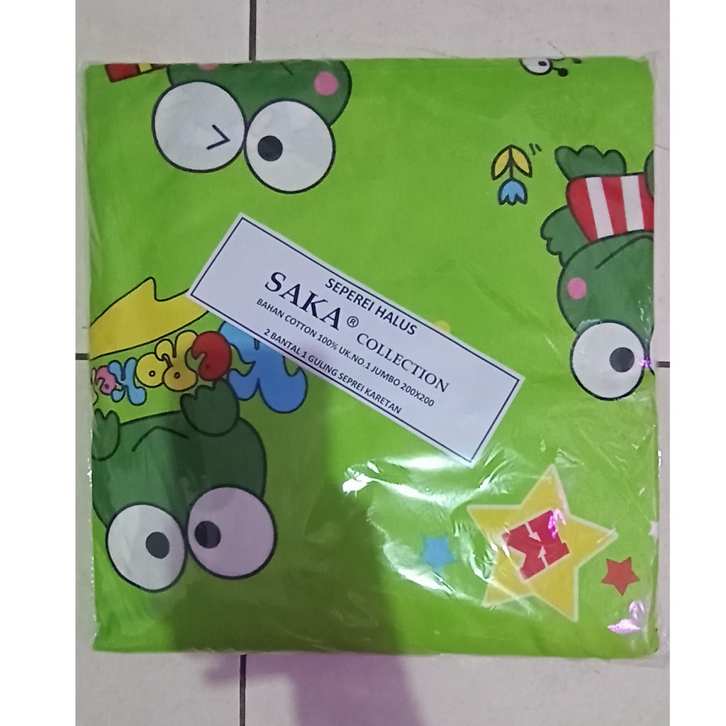 SEPREI KEROPPY KARAKTER TERLARIS / TERMURAH /  UK 160X200