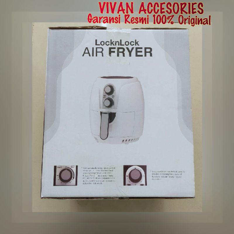 AIR FRYER 2,3L.With Lock N Lock Original Ready stok